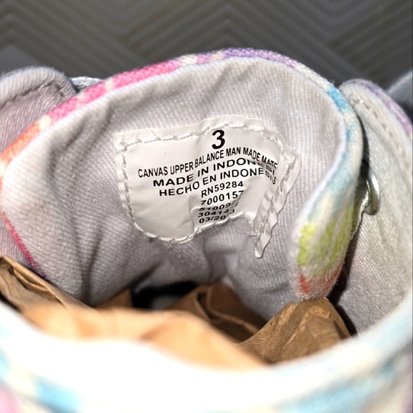 High top tie dye sneakers - Picture 7 of 10